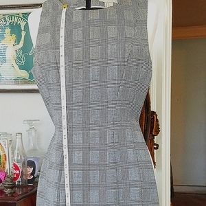 H&M HOUNDSTOOTH TAILORED DRESS